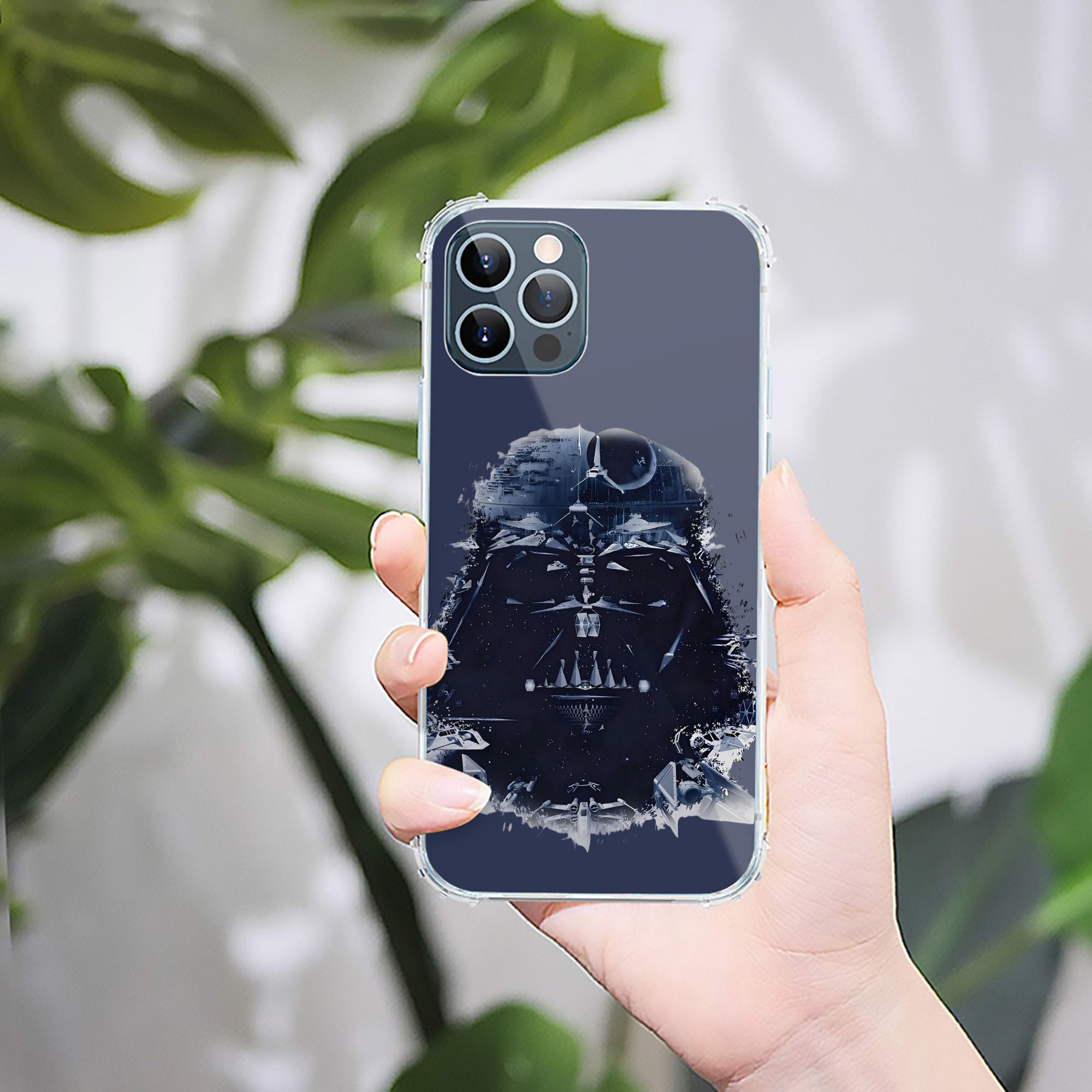 （画像用） スター・ウォーズ Star Wars 【iPhone 12シリーズ対応】透明スマホケース（クリアソフトケース）